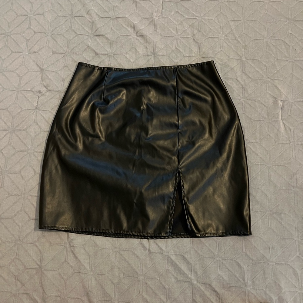 Slay It With Style Faux Leather Mini Skirt